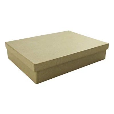 Imagen de Clairefontaine ES Décopatch BT031O Un support en papier brun mâché 16,5x22,5x4,5 cm, Boite fomat A5