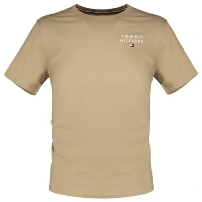 Imagen de Tommy Hilfiger LOGO Camiseta de pijama, Hombre, Talla: Small, Beige
