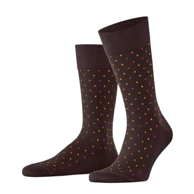 Imagen de FALKE Cool 24/7 M So algodón lisos 1 par, Calcetines Hombre, Marrón Umber 5033 Perfect Tie, 43 44