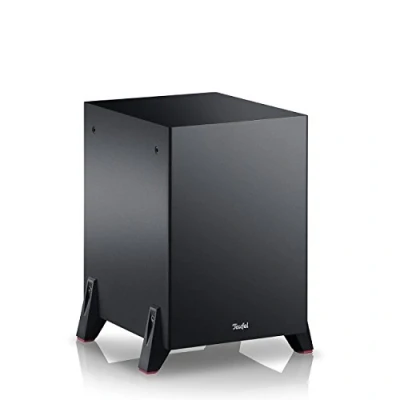 Imagen de Teufel subwoofer T 8 activo de alta gama, como frontal o downfire, música cine en casa, color negro