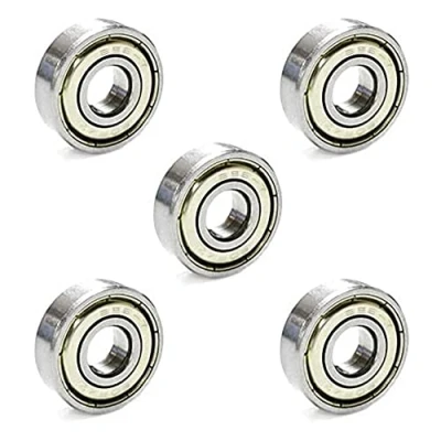 Imagen de GOIYZTTR 696ZZ Rodamiento de Bolas, Doble Blindaje 6 x 15 5 mm Rodamientos Rígidos Bolas para Equipo Electrónico, Máquina Herramienta, Mini Rodamiento, Piezas