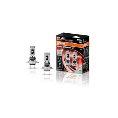 Imagen de OSRAM NIGHT BREAKER LED SPEED H7 450, de luz carretera y cruce homologado para calle, hasta un 450% más brillo, 6000K, sin necesidad accesorios mecánicos, LEDEC02 integrado