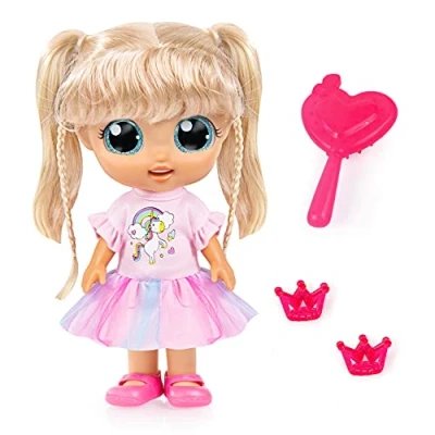 Imagen de Bayer Design Muñeca City Girl con Pelo Largo para peinar, interactiva, da Besos y ríe Accesorios, muñeco Funcional