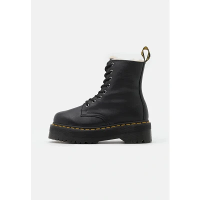 Imagen de Dr. Martens Jadon FAUX FUR Lined Botines con plataforma, Mujer, Talla: 44, Black pisa Zapatos