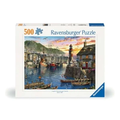 Imagen de Ravensburger 12000212 Amanecer en el puerto puzzle 500 piezas adultos y niños a patir de 12 años,