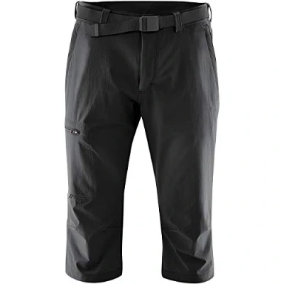 Imagen de Maier Sports Pantalones para Hombre 3/4 jennisei, Primavera/Verano, Hombre, Color Negro, tamaño XL