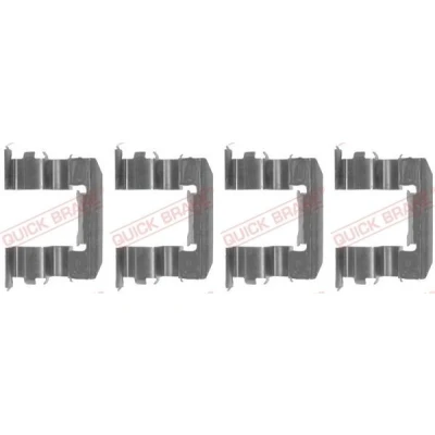 Imagen de Kit d&#039;accessoires, plaquette de frein à disque QUICK BRAKE 109 1184