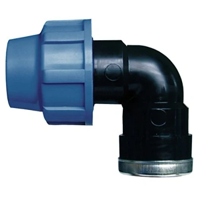 Imagen de Cornat Tubos de PE ángulo Sistema riego, 32 mm diámetro, Rosca Interior 3/4, Polipropileno, para Agua fría