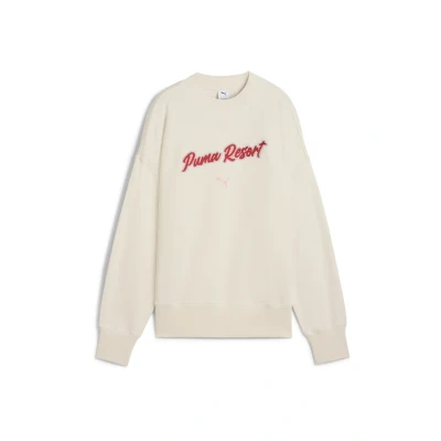 Imagen de Puma Premium ESS MIT Grafik Sudadera, Mujer, Talla: XL, Alpine snow