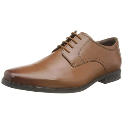 Imagen de Clarks Howard Walk, Oxford Hombre, Marrón (Dark Tan Leather), 44.5 EU
