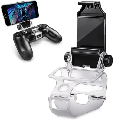 Imagen de ADZ PS4 controlador teléfono soporte abrazadera clip inteligente para Slim y Pro perfecto juego remoto