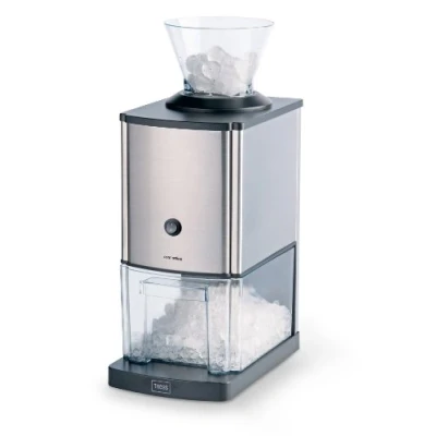 Imagen de Trebs 21114 Picadora de hielo / Comfortice, acero inoxidable, ideal para refrescos, cócteles o la preparación postres fríos (1 kg picado por minuto, capacidad 3 litros, 80 vatios)