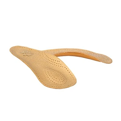 Imagen de Plantillas Ortopédicas de Cuero 3/4 con Soporte Arco Longitudinal y Transversal, Calzado para Hombres Mujeres, Kaps Bolero, Todos los Tamaños (38 EUR)