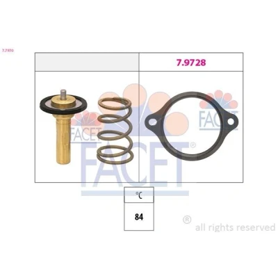 Imagen de FACET 7.7970 Termostato, refrigerante 84 sin carcasa (cárter) OPEL: Corsa E Hatchback, Mokka / X, Astra K Sports Tourer