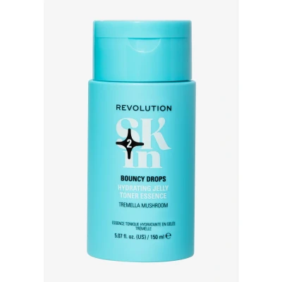 Imagen de Revolution SKin, Bouncy Drops Hydrating Toner Essence, Esencia Tónica Hidratante con Vitamina B5, Rellena y Suaviza la Piel, Vegano Libre de Crueldad, 150ml