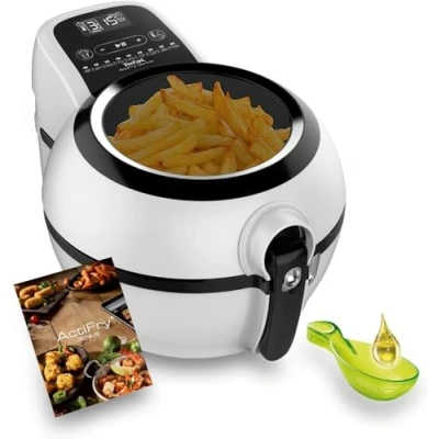 Imagen de Tefal Actifry Genius Snaking FZ761015 Freidora sin aceite, de aire 1.2 kg, con 9 programas automáticos y accesorio para snacks, panel táctil intuitivo e incluye recetario, apto lavavajillas, Negro