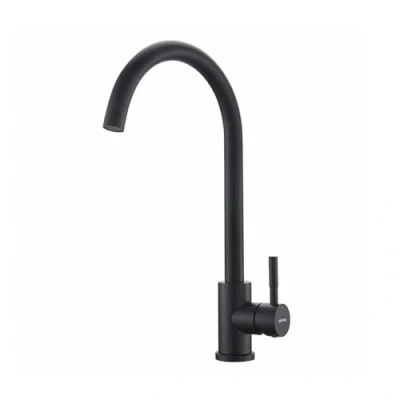 Imagen de GRIFEMA, G4008B Grifo de Cocina, 360 Grados Giratorio Cocina Monomando Fregadero Agua Fría y Caliente, Negro