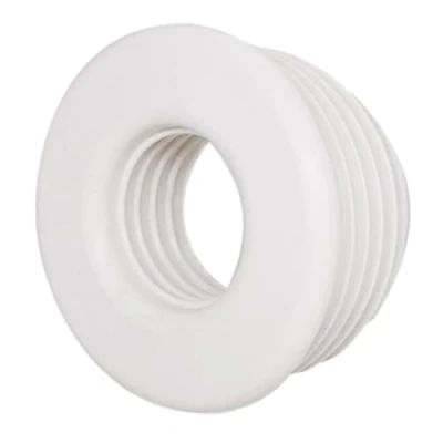 Imagen de SKIR&#039;CO (2 piezas) Manguito de goma blanco 56 x 32 mm para tubo drenaje, conector goma, adaptador tubo, reductor