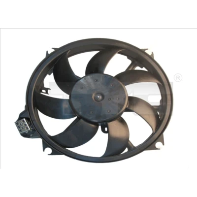 Imagen de TYC 828 0007 ventilador de radiador 400 105/410 sin bastidor (armazón), con resistencia carga RENAULT: MEGANE 3