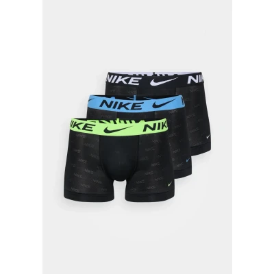 Imagen de NIKE Trunk 3pk Ropa Interior, Blk LG MSH Pnt Uni Bl/Vlt/Blk WB, L para Hombre