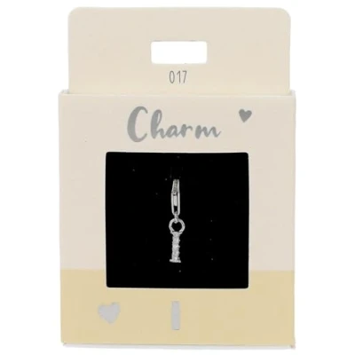 Imagen de Depesche 11785 017 Charms Exprésate Colgante para Collares y Pulseras, Letra I, Plateado, como pequeño Regalo, Multicolor