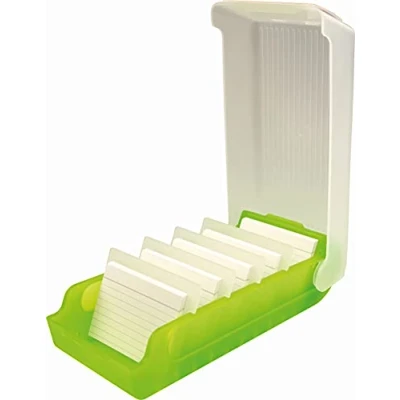 Imagen de helit Lernkartei BeeBox, A7, Unterteil: limette transluzent