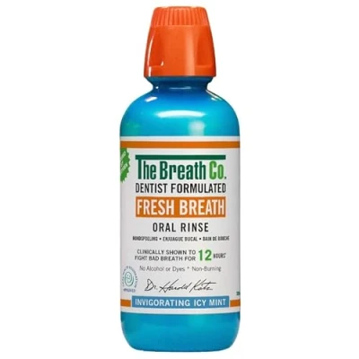 Imagen de The Breath Co Fresco Respiración Oral Enjuague 500 ml, Icy Menta