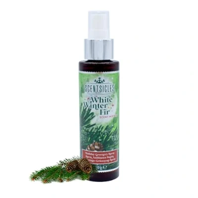 Imagen de Scentsicles Espray aromático para árbol de Navidad, 114 g, abeto invierno blanco, aroma abetos y corona Adviento, Navidad árboles