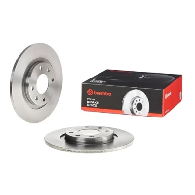 Imagen de BREMBO 08.9600.24 Disco de freno 266 10 4 macizo con tornillos CITROËN: BX Hatchback