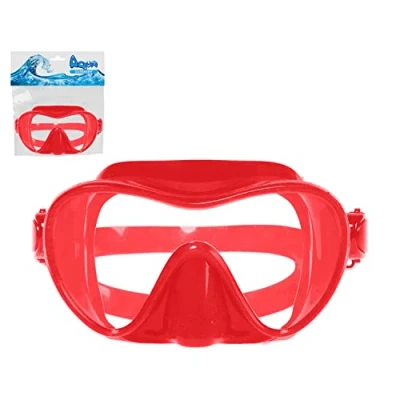 Imagen de BigBuy Outdoor Gafas de Buceo Rojo Silicona, Unisex Adulto, Multicolor, Estándar