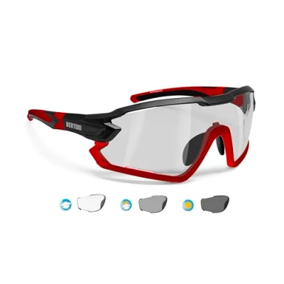 Imagen de BERTONI Gafas Ciclismo Running MTB Esquí Tennis Padel Polarizadas Fotocromaticas mod. Quasar