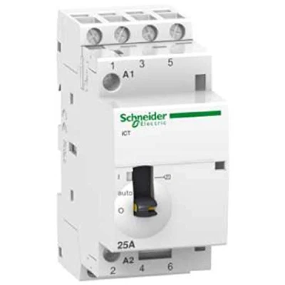 Imagen de Schneider Electric A9C21834 Contactor Modular Ict 25A 4No 220 .240V 50Hz Mo