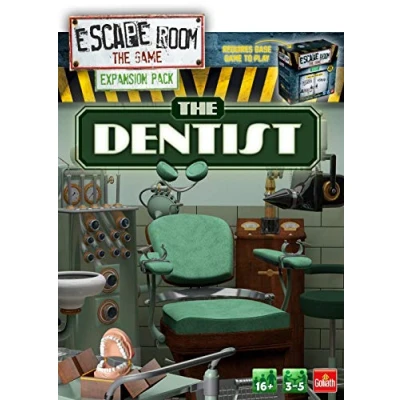 Imagen de Goliath Paquete de expansión Escape Room The Game: El Dentista Games Juego Familiar para Mayores 16 años 3 5 Jugadores, Individual, Multicolor, Packs (911740.008)