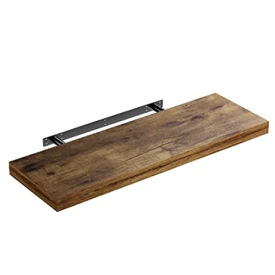 Imagen de CASARIA Estantería para Pared Baldas Flotantes 70cm Fijación Invisible Repisa Multiusos Estante Madera