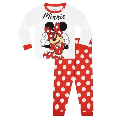 Imagen de Disney Minnie Mouse Pijama Pijamas Niña Invierno Manga Larga 2 3 Años