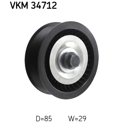 Imagen de SKF VKM 34712 Rodillo Guia FORD: Transit V363 Furgón, Mk6 Furgón