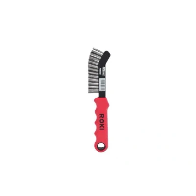 Imagen de KS TOOLS 201.2320 E Cepillo de alambre, limpieza pinza freno 90, 225mm Mango 2 componentes 2filas
