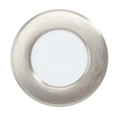 Imagen de Eglo Fueva 6 Foco LED empotrable, redondo, plateado y blanco, plástico, blanco cálido frío, 11,7 cm de diámetro