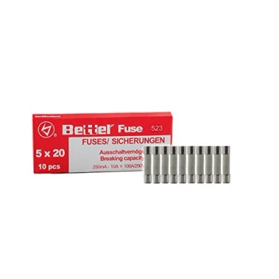 Imagen de EDI TRONIC 10 Piezas de fusibles cerámicos fusión rápida 5x20mm 250V Flink TYP523 2A
