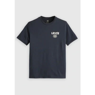 Imagen de Levi&#039;s Graphic Crewneck TEE Camiseta estampada, Hombre, Talla: Small, Navy