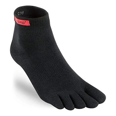 Imagen de Injinji 2.0 Sport Mini Crew Calcetines (talla L), color negro