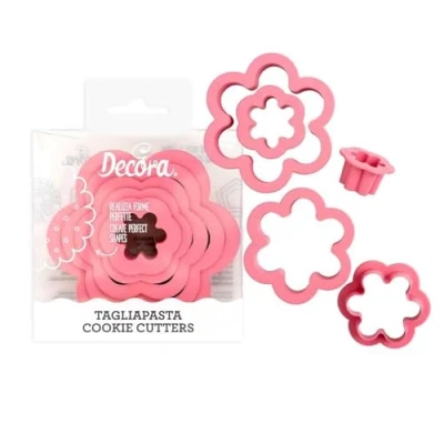 Imagen de DECORA 0255313 SET 6 CORTADORES FLOR 1,5 2,5 3,5 5 6,5 8 H 2,2 CM