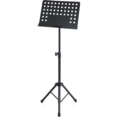 Imagen de Pronomic OS 01P atril de orquesta chapa perforada con sujeción para notas
