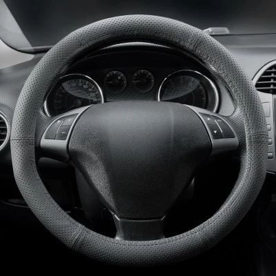 Imagen de CARPASSION 10061CP Funda cubierta para el volante 37 39cm cuero