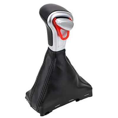 Imagen de Cakievro Pomo de palanca cambios automático cromado para AU di A6 A7 A3 A4 A5 c6 Q7 Q5 2009 2010 2011 2012 2014 4G1 713 139 R Accesorios
