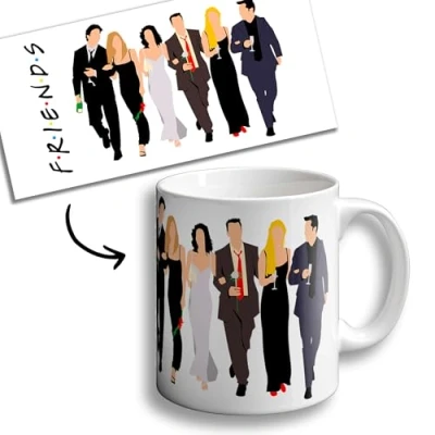 Imagen de Oops Taza Friends All together Tazas Originales para Regalar Regalos Frikis Mug Cerámica. 330ml. (Together)
