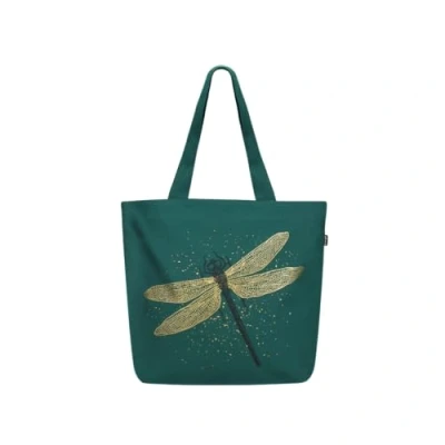 Imagen de Eco Right Bolsa de lona impresa algodón para mujeres, playa, tela Bolsas regalo, compras, libros Limones