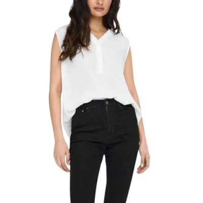 Imagen de ONLY Langes Blusa, Mujer, Talla: 34, Cloud dancer