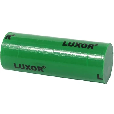 Imagen de Pulido sólido LUXOR VERDE para todos los metales, oro, plata, platino, acero, inoxidable, titanio, cobre, bronce. y plásticos: diámetro de 30 x 80 mm