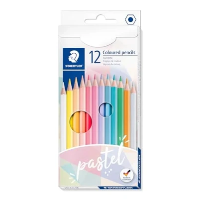 Imagen de STAEDTLER 146 C12 PAST, Caja con 12 Lápices de Colores Pastel Surtidos